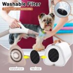 Pet Hair Dryer for Dogs & Cats – 2-in-1 Grooming Blower with Negative Ions & Adjustable Heat - Image 5