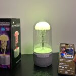 Night Lamp Jellyfish Bluetooth Speaker – Small LED Mood Light with Soothing Ocean Effects for Bedroom & Kids - Image 2