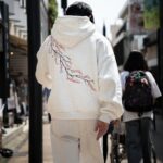 European And American Autumn And Winter Cherry Blossom Hooded Sweater Men And Women Street Hip Hop Retro - Image 7