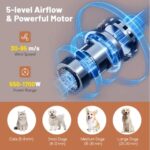 Pet Hair Dryer for Dogs & Cats – 2-in-1 Grooming Blower with Negative Ions & Adjustable Heat - Image 9