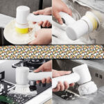 Electric Kitchen Scrubber Brush – Rechargeable Multifunctional Cleaning Tool for Dishes, Stove, Range Hood & More - Image 9