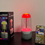 Night Lamp Jellyfish Bluetooth Speaker – Small LED Mood Light with Soothing Ocean Effects for Bedroom & Kids - Image 4