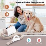 Pet Hair Dryer for Dogs & Cats – 2-in-1 Grooming Blower with Negative Ions & Adjustable Heat - Image 4