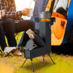 Black Wrought Iron Panels, Camping Stove - Image 6