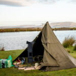 Black Wrought Iron Panels, Camping Stove - Image 3