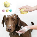 Silicone Dog Bath & Grooming Gloves – Pet Massage Brush with Shampoo Dispenser for Dogs & Cats – Easy Cleaning & Shedding Tool. - Image 8