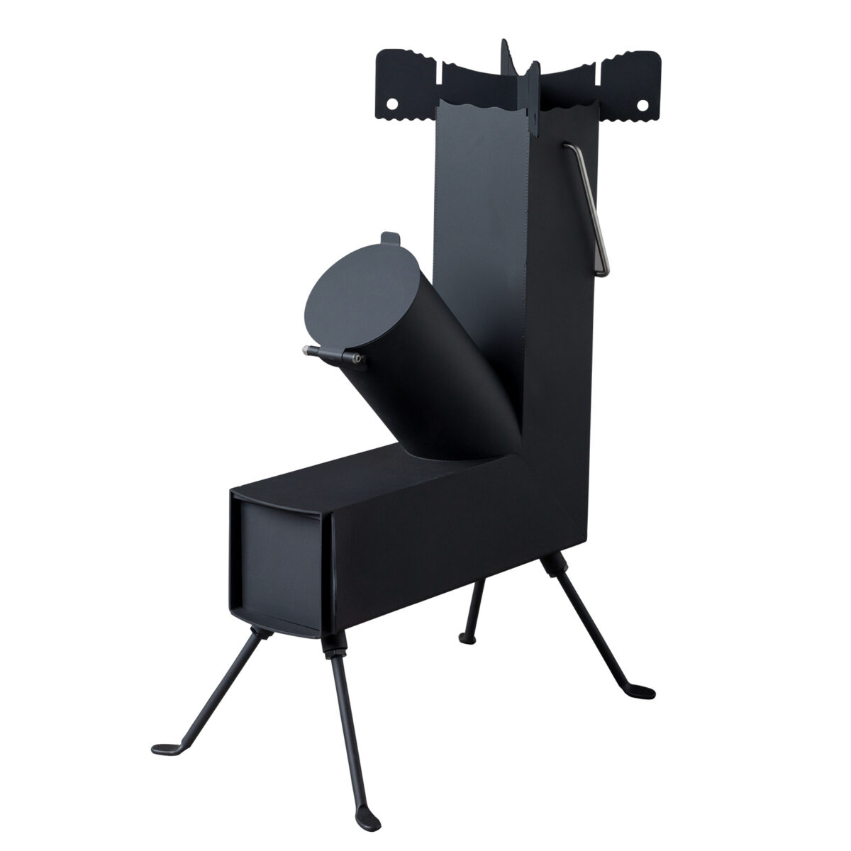 Black Wrought Iron Panels, Camping Stove - Image 7