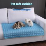 XL Pet Cooling Mat for Dogs & Cats – Summer Cold Bed Pad for Large & Small Breeds, Durable Ice Blanket for Floor, Sofa & Crate. - Image 9