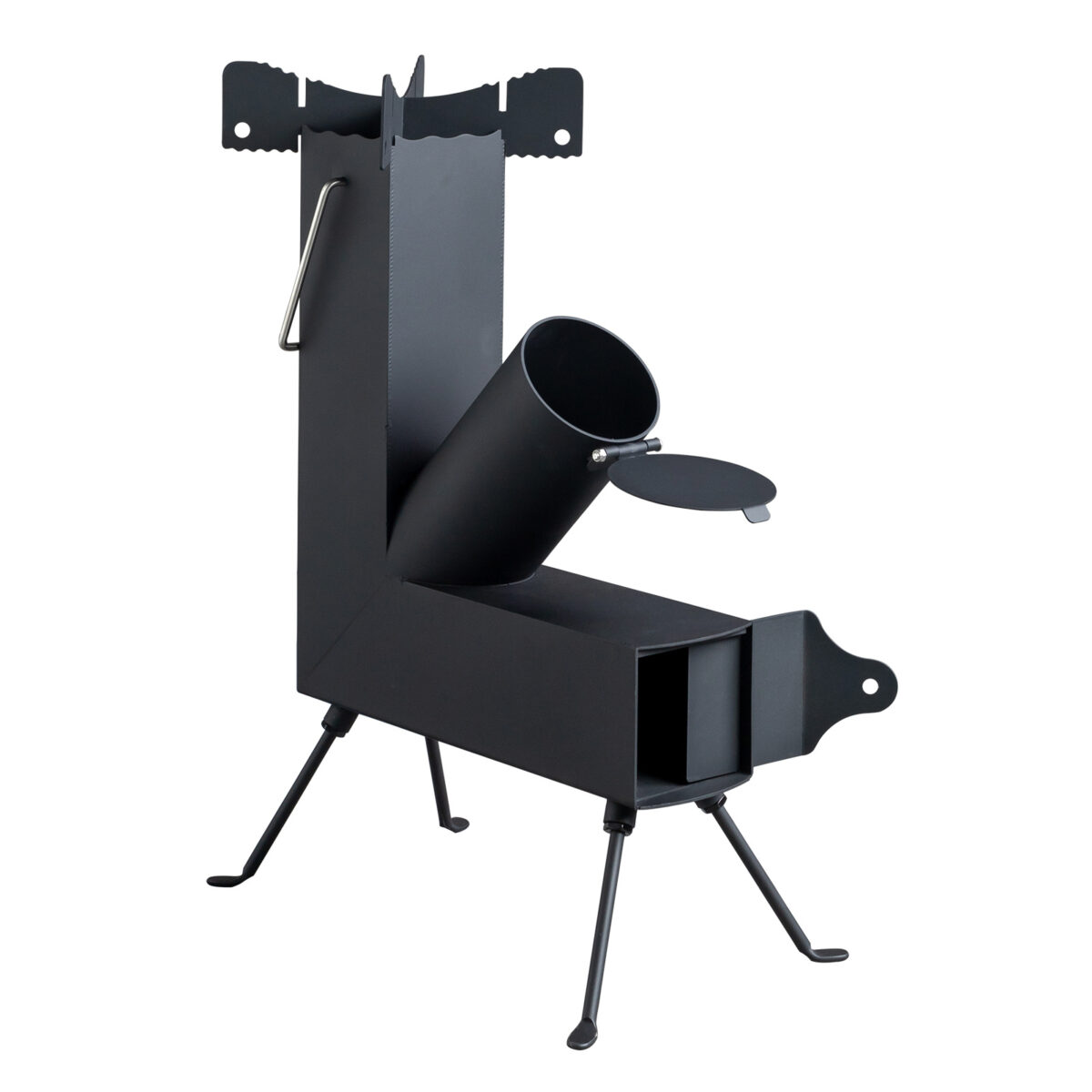 Black Wrought Iron Panels, Camping Stove - Image 5