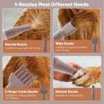Pet Hair Dryer for Dogs & Cats – 2-in-1 Grooming Blower with Negative Ions & Adjustable Heat - Image 3