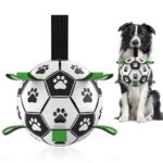 Dog Soccer Ball (Interactive Inflatable) – Training Toy for Large Dogs, Perfect for Border Collies and Outdoor Play"