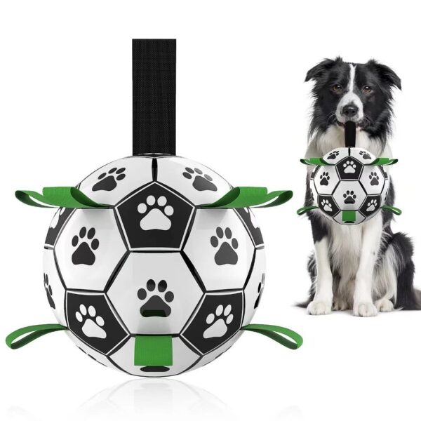 Dog Soccer Ball (Interactive Inflatable) – Training Toy for Large Dogs, Perfect for Border Collies and Outdoor Play"