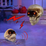 Animated Floating Skeleton – Realistic Halloween Skull with Scary Sounds & Spooky Movement for Haunted House Decor - Image 5