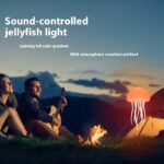 Jellyfish Mood Lamp LED Jellyfish Night Light Portable Jellyfish Lamp Jellyfish Decorations Smart Table Lamp For Bedside Desk - Image 3