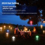 Jellyfish Mood Lamp LED Jellyfish Night Light Portable Jellyfish Lamp Jellyfish Decorations Smart Table Lamp For Bedside Desk - Image 8