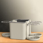 Paper Towel Box Steam Cup Holder Multi-functional Creative Handrail - Image 7