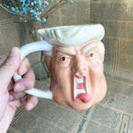 Funny Office Sand Sculpture Trump Mug - Image 2