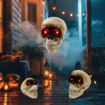 Animated Floating Skeleton – Realistic Halloween Skull with Scary Sounds & Spooky Movement for Haunted House Decor - Image 2