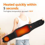 Heated Waist Belt for Back Pain Relief (USB ) – Adjustable 3-Level Heat Therapy Pad (Battery Not Included) - Image 2