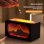 Fireplace Aroma Diffuser Desktop Colorful Simulation Flame Humidifier - Image 2