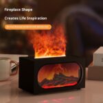 Fireplace Aroma Diffuser Desktop Colorful Simulation Flame Humidifier - Image 4