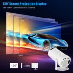 HY300 Pro Portable Mini Projector – Home Theater Entertainment |  WiFi Bluetooth Support - Image 9