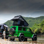 Roof Top Tent Hardshell Rooftop Tent For Van SUV Truck Car Overland Tent Camping For 2-3 Person With Ladder - Image 8