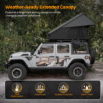 Roof Top Tent Hardshell Rooftop Tent For Van SUV Truck Car Overland Tent Camping For 2-3 Person With Ladder - Image 6